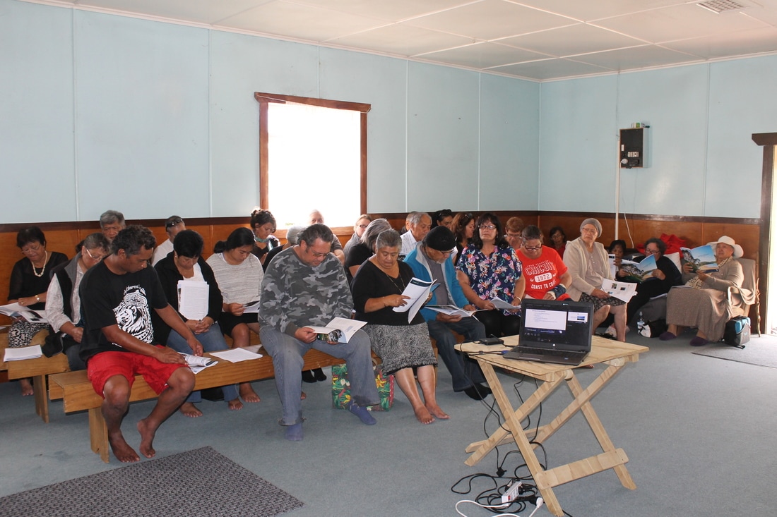 Excellent whānau turnout and participation at the recent hui-a-iwi at Otetao Reti Marae
