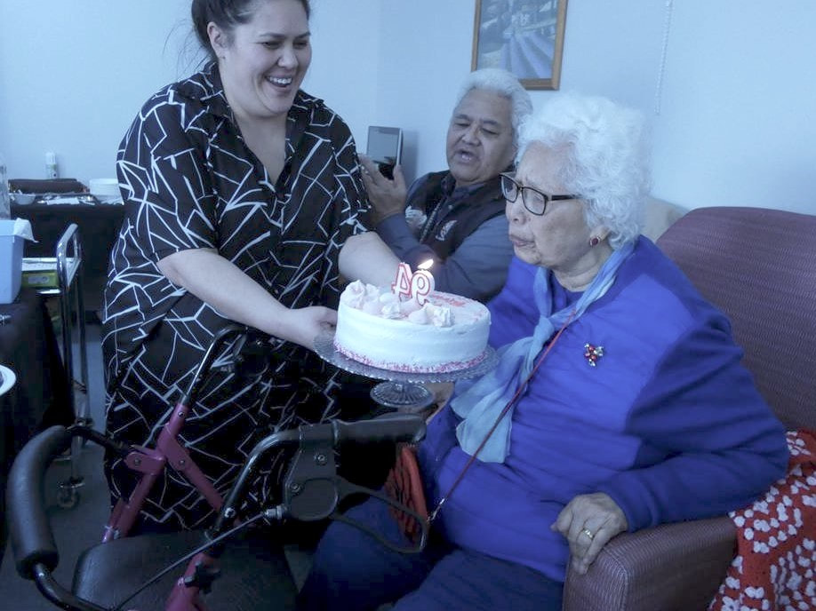 Last month whānau celebrated the 93rd birthday of Atareiria Blair.